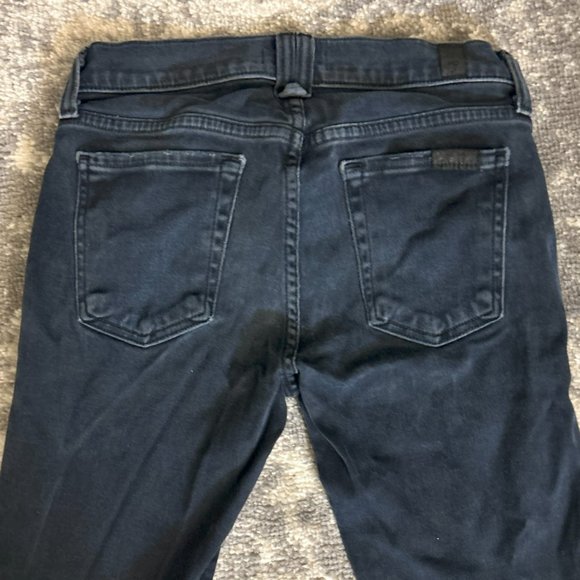 7 For All Mankind Women’s Jeans Skinny Mid-Rise Zip Ankle Size 25 - Picture 3 of 5